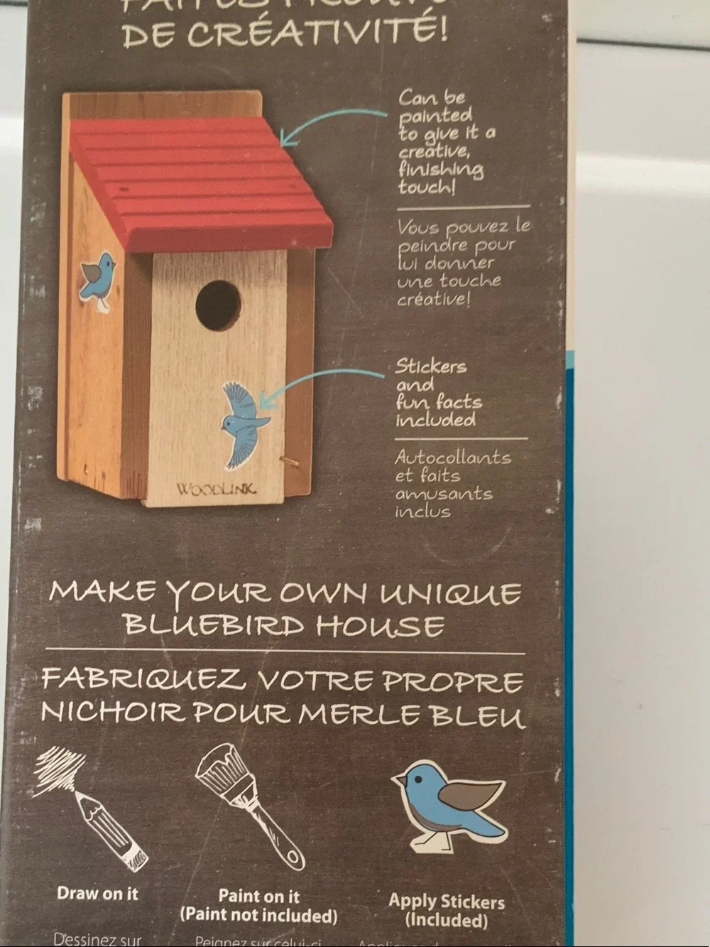 Kidz Feeders Bluebird House Kit by - Natural Wood